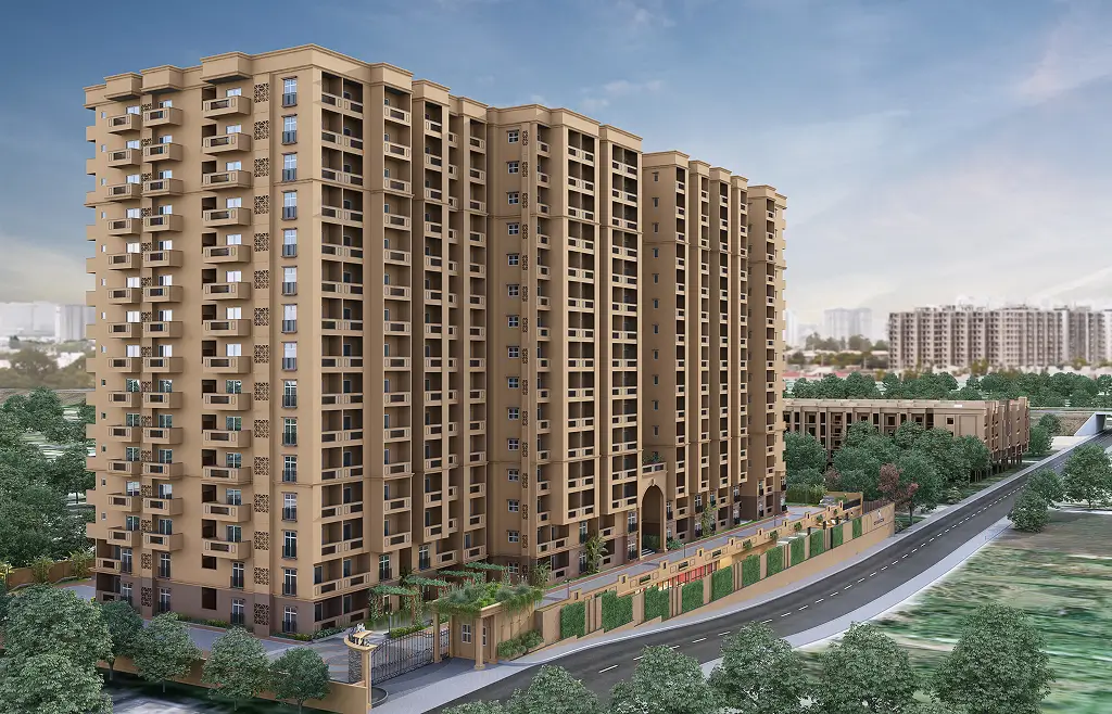 DS MAX Sky Blossom elevation view, Begur, Bengaluru