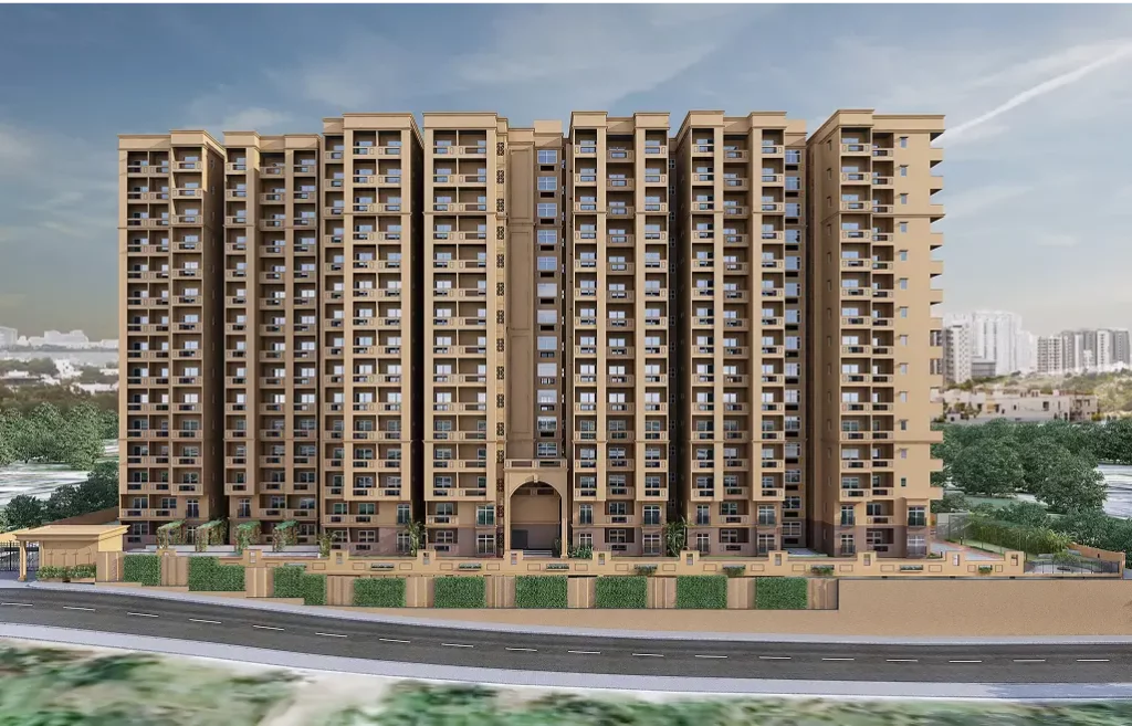 DS MAX Sky Blossom elevation view, Begur, Bengaluru