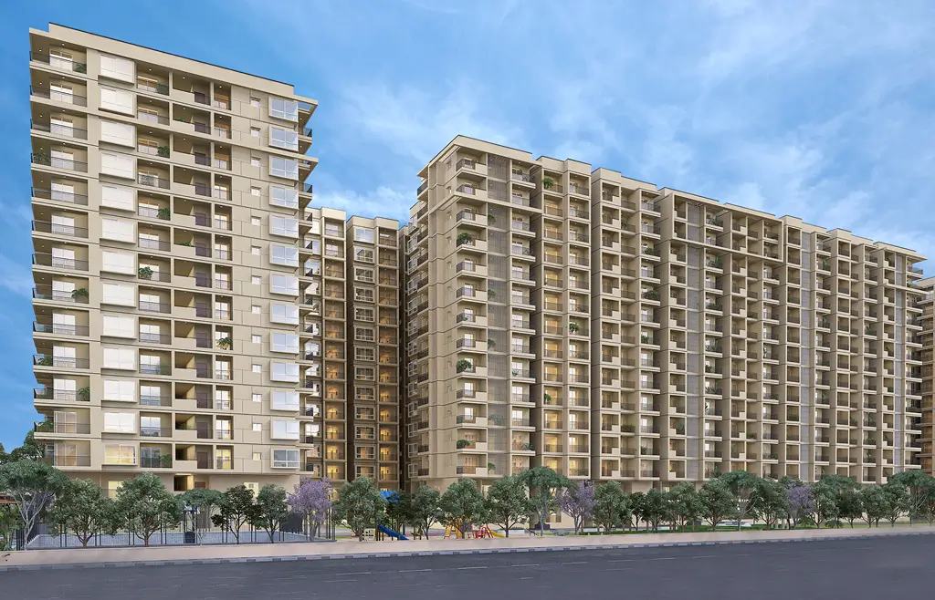 DS MAX Sky Fields elevation view, Soukya Road, Bengaluru
