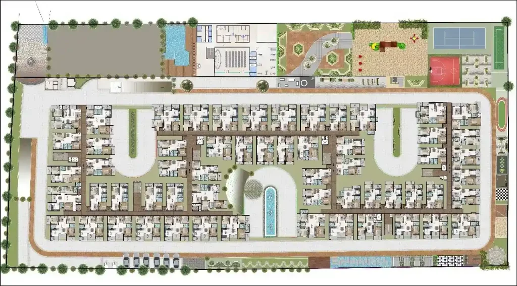 DS MAX Sky Fields master plan, Soukya Road, Bengaluru