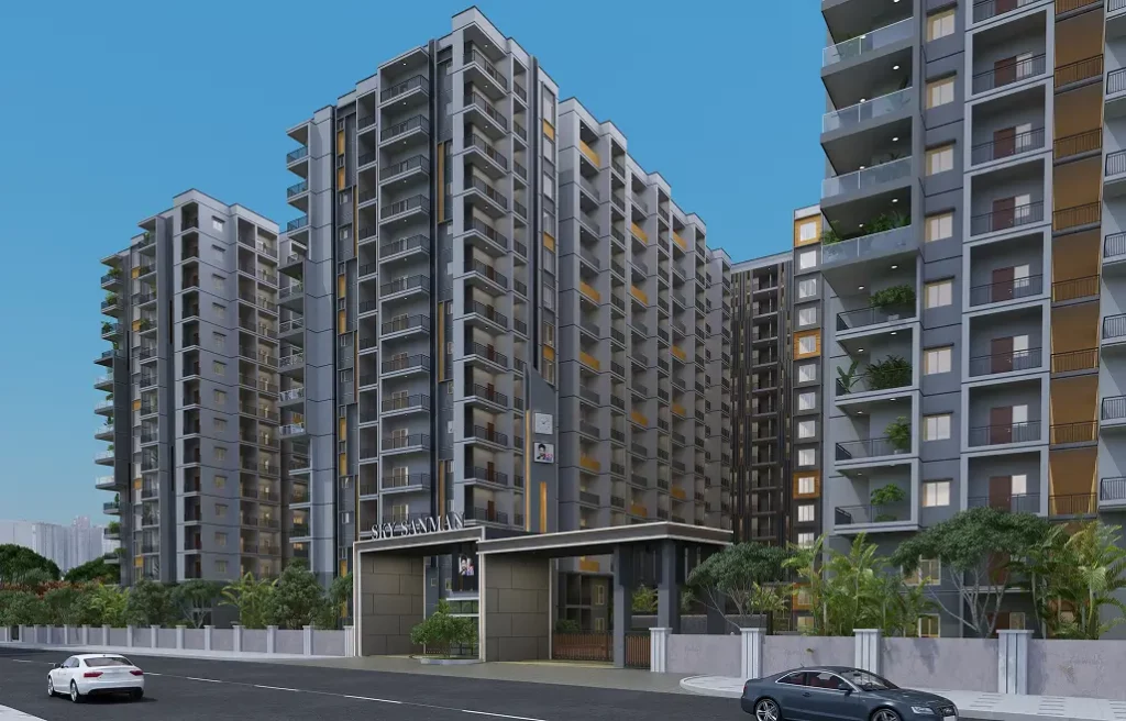 DS MAX Sky Sanman elevation view, Bannerghatta Road, Bengaluru