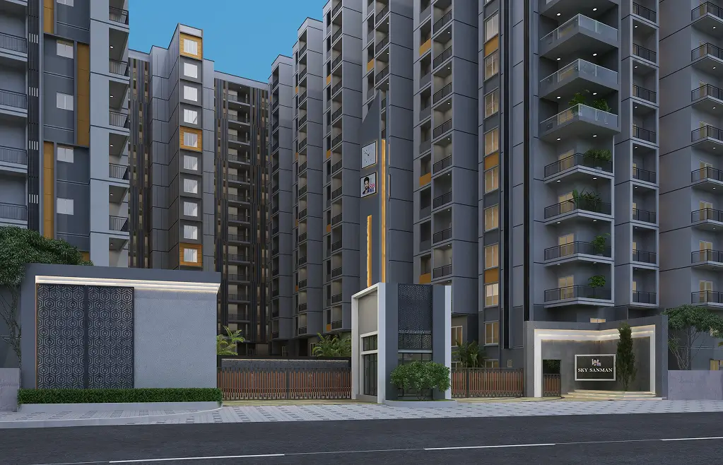 DS MAX Sky Sanman elevation view, Bannerghatta Road, Bengaluru
