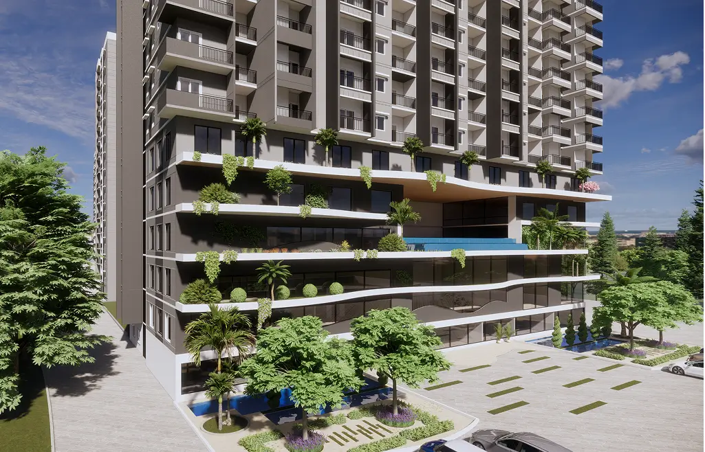 DS MAX Sky Sisira elevation view, Rajanukunte, Bengaluru