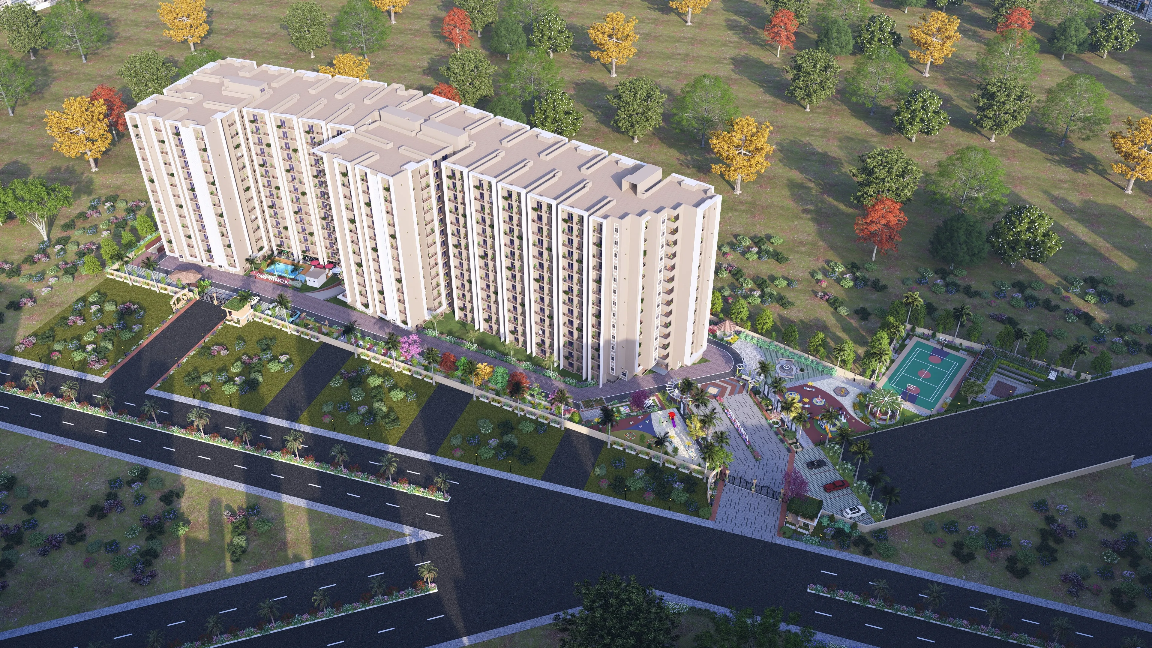 DS MAX Sky Stanza elevation view, Jigani, Bengaluru