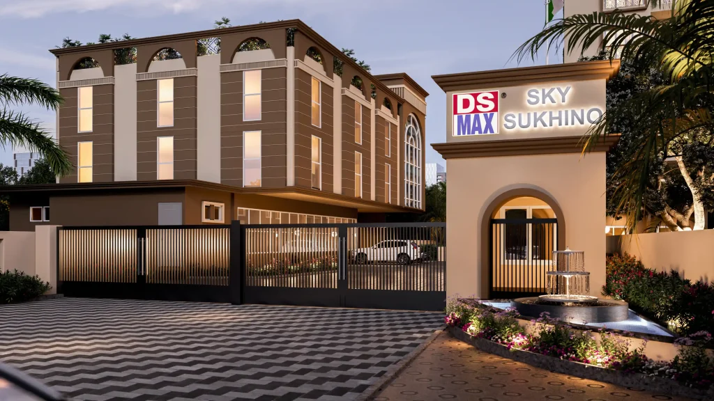 DS MAX Sky Sukhino elevation view, Magadi Road, Bengaluru