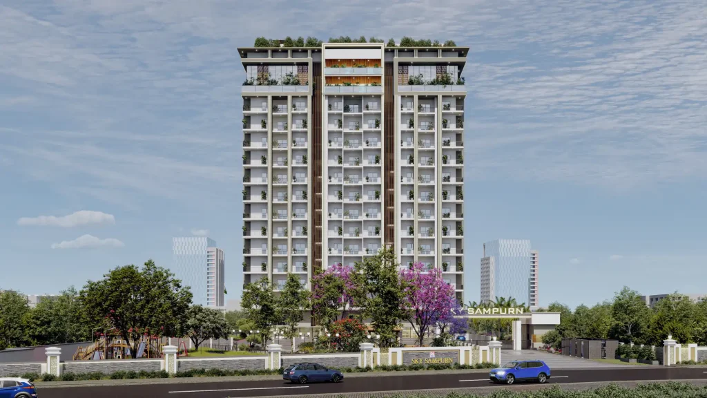 DS MAX SkySampurn elevation view, Varthur, Bengaluru