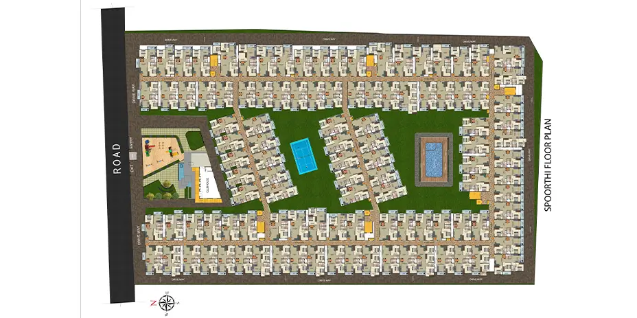 DS MAX Spoorthi master plan, Sarjapur Attibele Road, Bengaluru