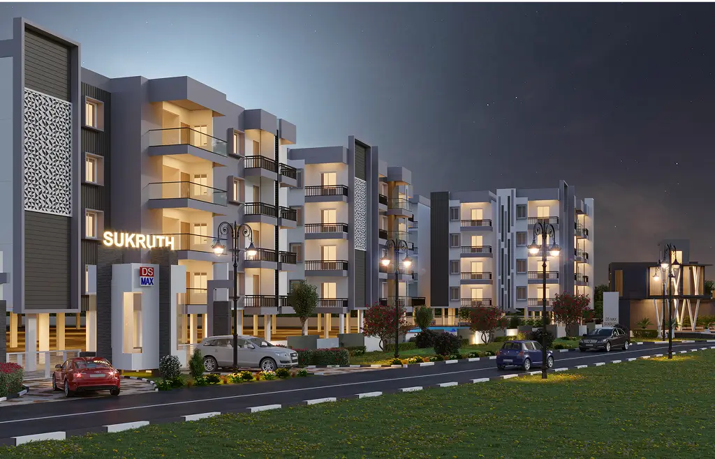 DS MAX Sukruth elevation view, Chandapura, Bengaluru