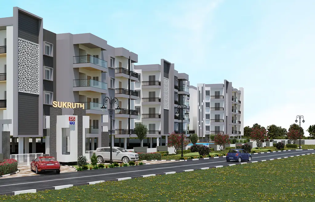 DS MAX Sukruth elevation view, Chandapura, Bengaluru