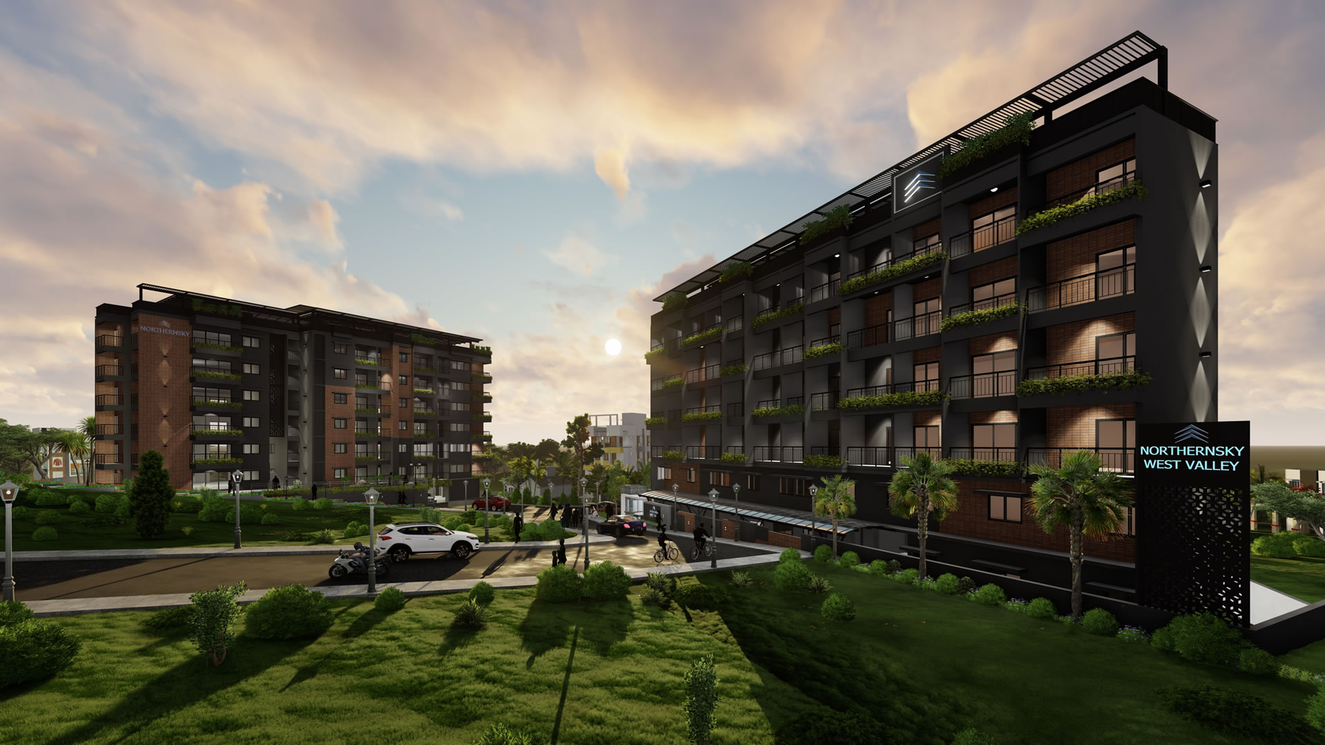 NorthernSky Excelsa panoramic view 40 floors Kadri