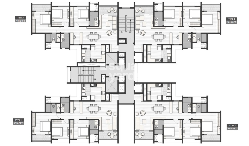 Sobha Sentosa amenities — swimming pool and landscaped outdoor spaces