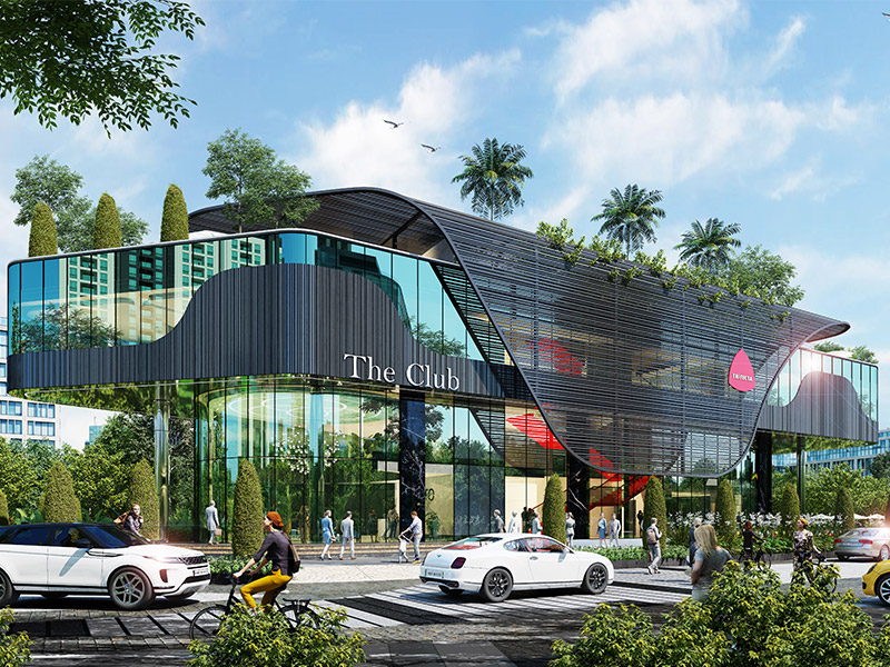 Trifecta Vanto tower view and surrounding greenery at Kodathi off Sarjapur Road