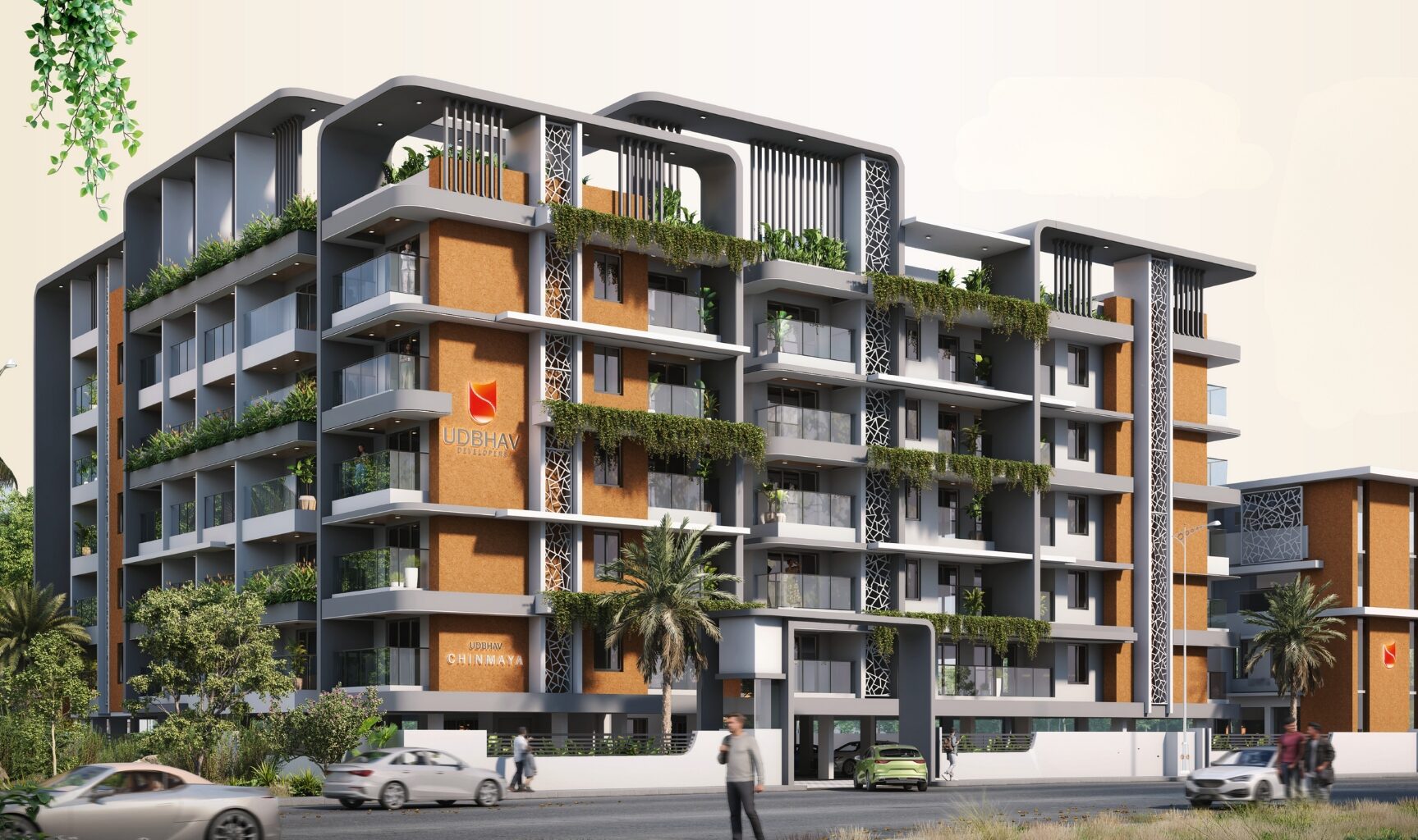 Udbhav Chinmaya elevation Kadri Mangalore