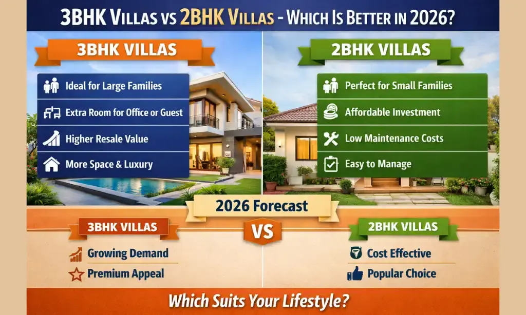 3BHK Villas vs 2BHK Villas - Which Is Better in 2026
