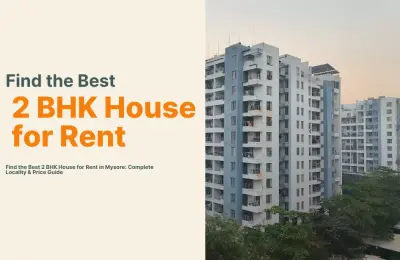Find the Best 2 BHK House for Rent in Mysore: Complete Locality & Price Guide