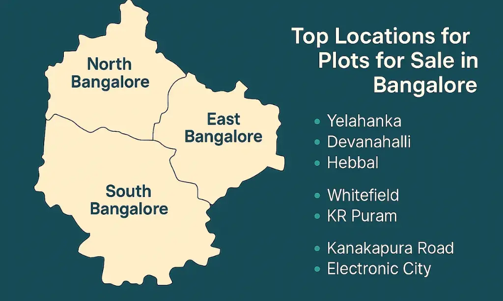 Top Locations for Plots for Sale in Bangalore