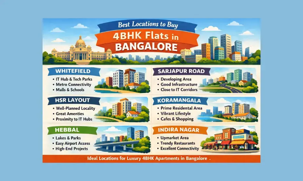 Best Location To Buy 4BHK Flats In Banglore