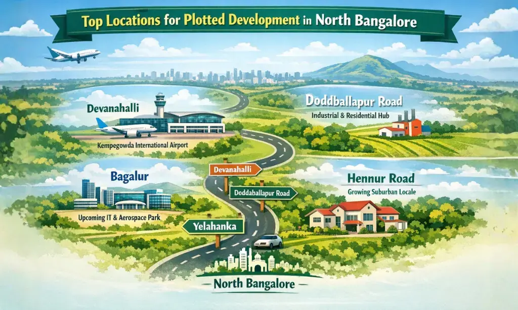 Top Locations for Plotted Development in North Bangalore