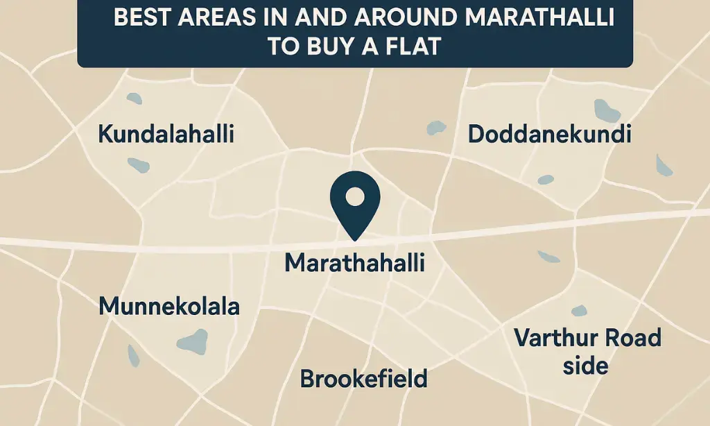 Best Areas in and Around Marathahalli to Buy a Flat